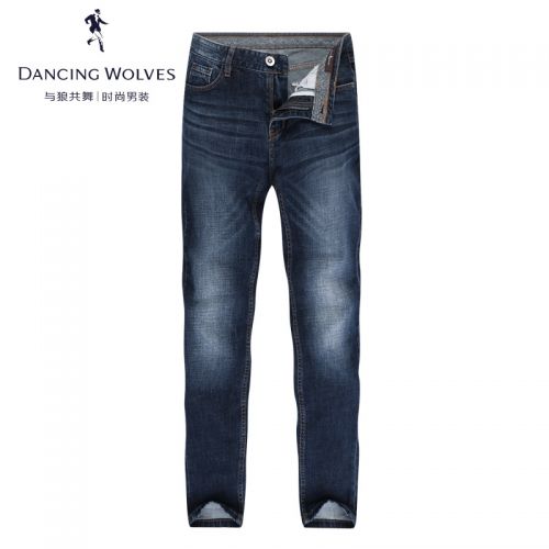 Jeans pour jeunesse pieds Slim DWOLVES en coton automne - Ref 1463508