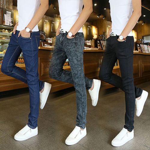 Jeans pour adolescent super skinny en coton bio écologique automne - Ref 1463510