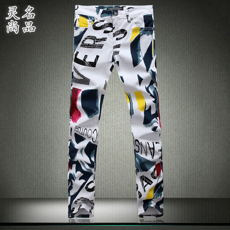 Jeans pour jeunesse pieds Slim en coton été - Ref 1463534