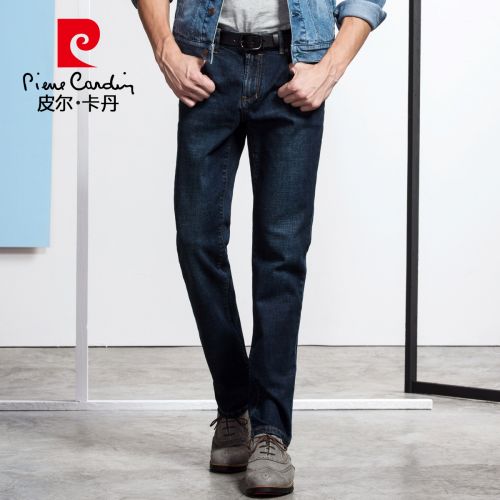 Jeans pour jeunesse coupe droite PIERRE CARDIN en coton Quatre saisons - Ref 1463565