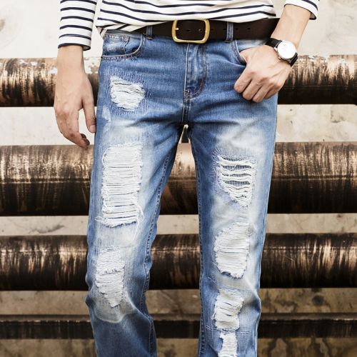 Jeans pour jeunesse coupe droite JEANS en coton bio écologique automne - Ref 1463589