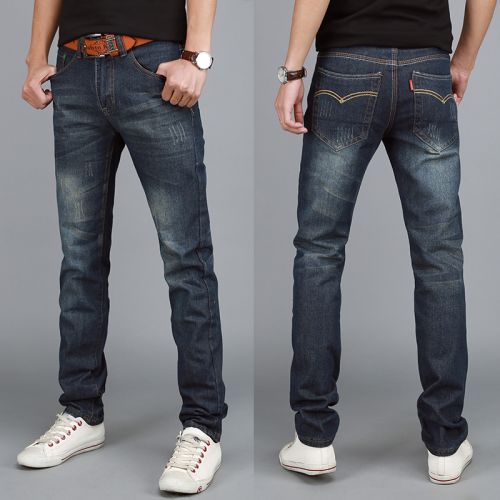 Jeans pour jeunesse coupe droite en coton été - Ref 1463590