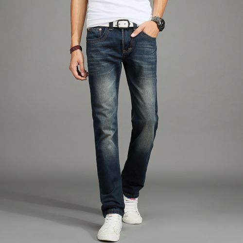 Jeans pour jeunesse coupe droite LEYIS.GM en CVC automne - Ref 1463601