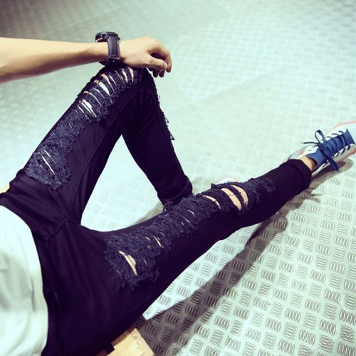 Jeans pour adolescent pieds Slim Quatre saisons - Ref 1463617