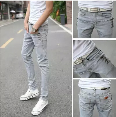 Jeans pour adolescent pieds Slim automne - Ref 1463634