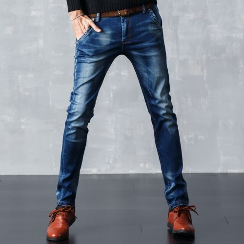 Jeans pour jeunesse pieds Slim OPUQI en coton printemps - Ref 1463646