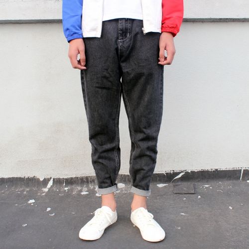 Jeans pour jeunesse Sarouel en coton automne - Ref 1463652