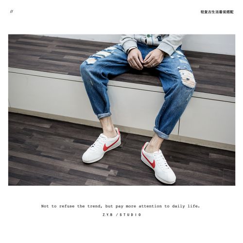 Jeans pour adolescent Sarouel en coton automne - Ref 1463690