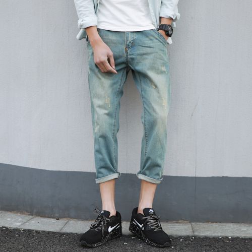 Jeans pour jeunesse Sarouel en coton été - Ref 1463724