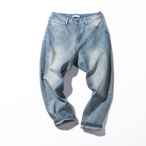Jeans pour jeunesse coupe droite en coton automne - Ref 1463739
