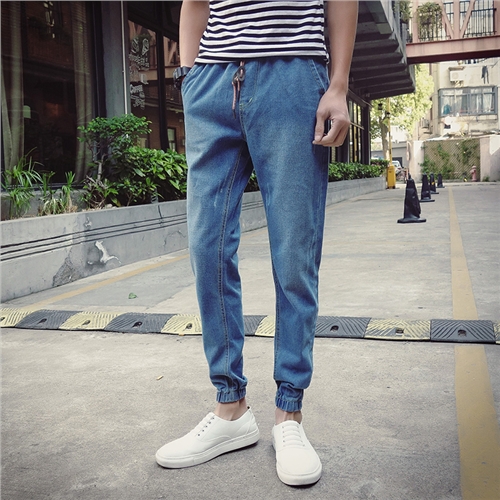 Jeans pour grands chantiers pieds Slim en Résine de fibres coton printemps - Ref 1463748