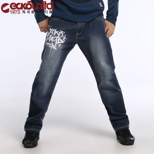 Jeans pour adolescent droite ECKOUNLTD Quatre saisons - Ref 1463758