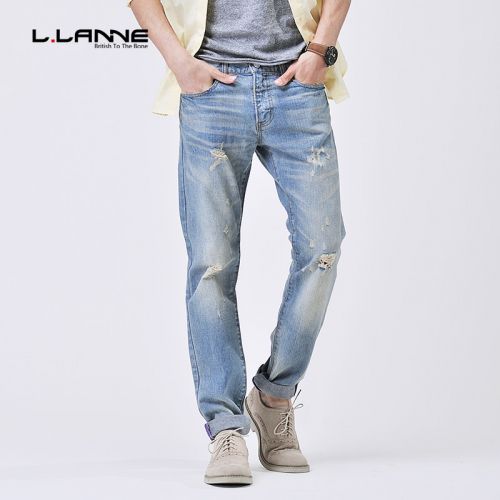 Jeans pour jeunesse pieds Slim LLANNE automne - Ref 1463773