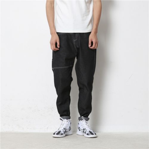 Jeans pour adolescent Sarouel RED CHARCOAL en coton Quatre saisons - Ref 1463775