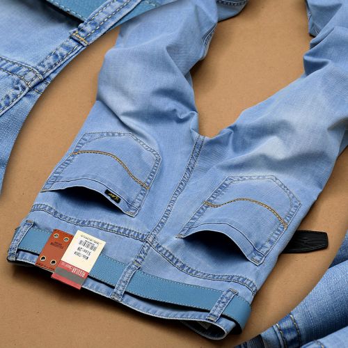 Jeans pour jeunesse coupe droite JEANS en coton été - Ref 1463808