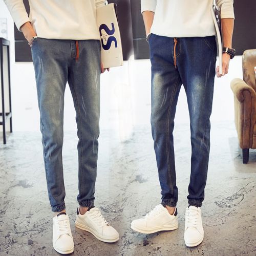 Jeans pour adolescent pieds Slim en CVC Quatre saisons - Ref 1463812
