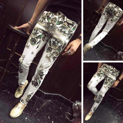 Jeans pour jeunesse pieds Slim en coton Quatre saisons - Ref 1463855
