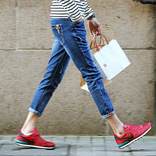 Jeans pour adolescent coupe droite en coton printemps - Ref 1463862