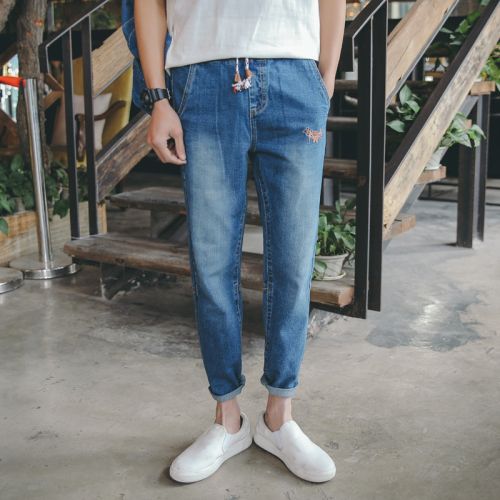 Jeans pour adolescent Sarouel en coton printemps - Ref 1463896