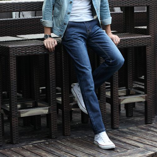Jeans pour jeunesse droite NANOSECOND coton été - Ref 1463928
