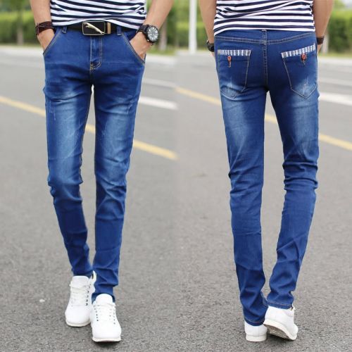 Jeans pour adolescent super skinny JEANS en spandex de polyester été - Ref 1463938