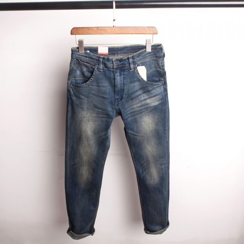 Jeans pour jeunesse pieds Slim en coton été - Ref 1463950