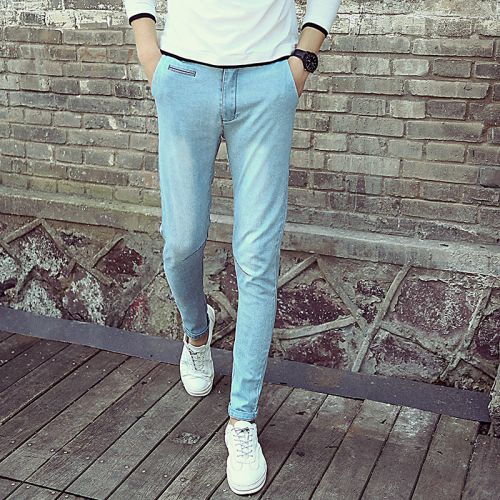 Jeans pour jeunesse pieds Slim FEBNAIRO en coton automne - Ref 1463958