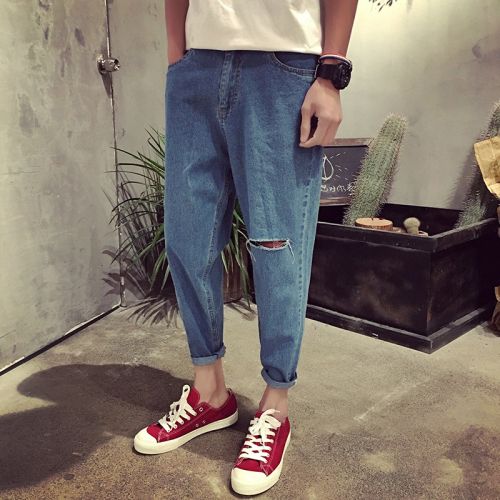 Jeans pour jeunesse Sarouel en coton été - Ref 1463960