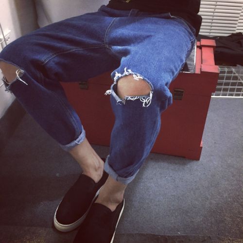 Jeans pour adolescent droite été - Ref 1463991