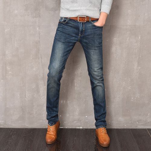 Jeans pour jeunesse pieds Slim MIAOJUN printemps - Ref 1463995