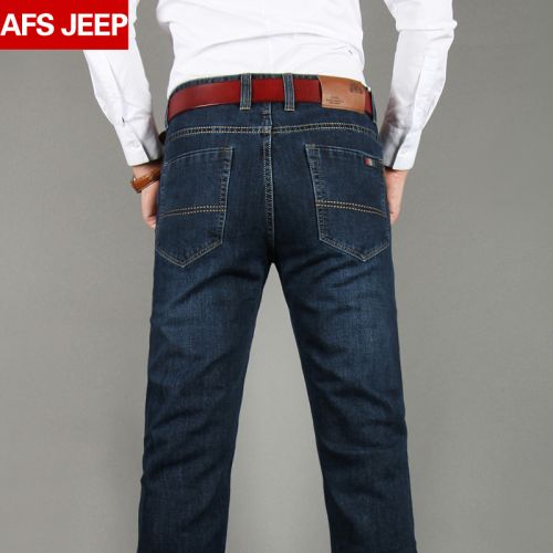 Jeans pour jeunesse droite AFS JEEP coton automne - Ref 1464034