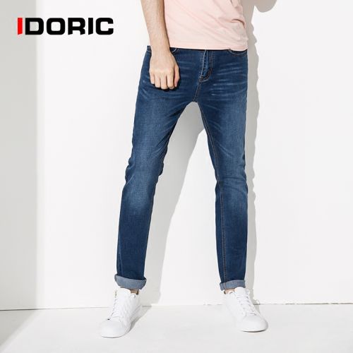Jeans pour adolescent pieds Slim IDORIC en coton été - Ref 1464061