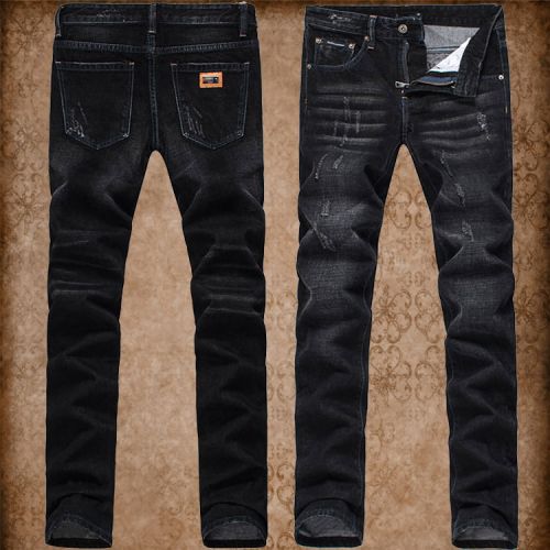 Jeans pieds Slim en coton pour automne - Ref 1464103