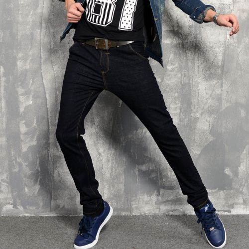 Jeans pour adolescent pieds Slim JEANS en coton automne - Ref 1464104