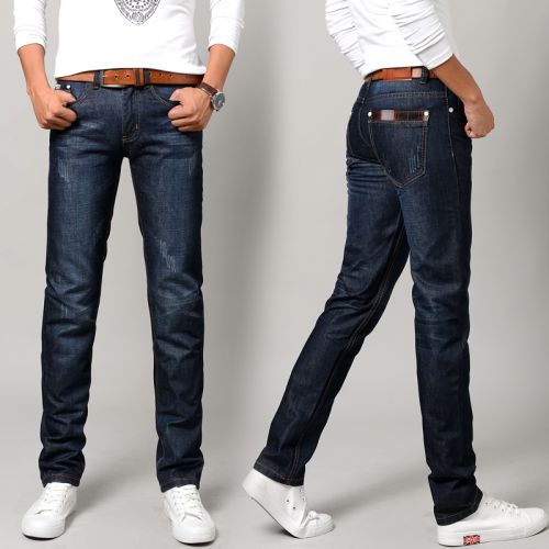 Jeans pour jeunesse droite coton automne - Ref 1464137