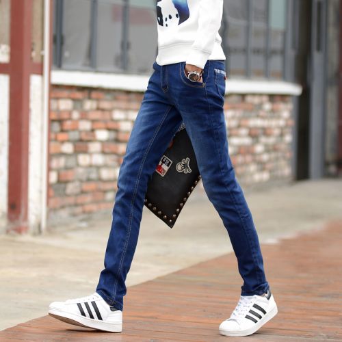 Jeans pour adolescent pieds Slim automne - Ref 1464167