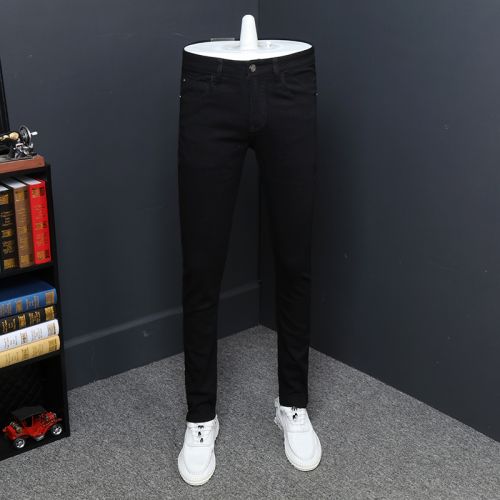 Jeans pour jeunesse pieds Slim en coton été - Ref 1464173