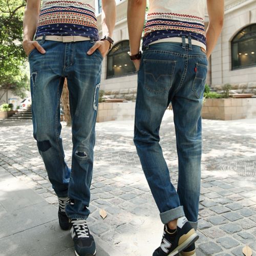 Jeans pour adolescent Sarouel en coton printemps - Ref 1464202