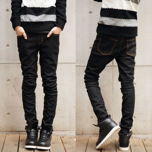Jeans pour adolescent pieds Slim M2MONLINE printemps - Ref 1464233