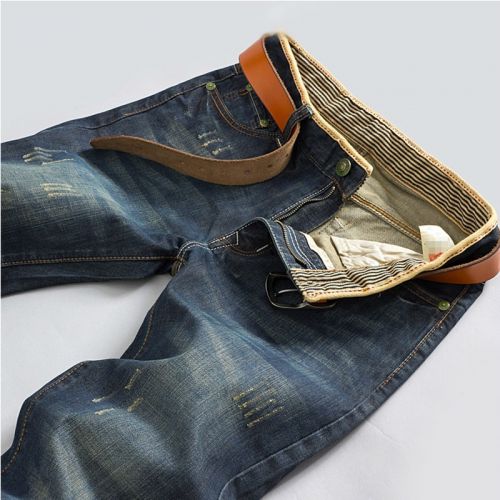 Jeans pour jeunesse coupe droite KTZZN en coton Quatre saisons - Ref 1464248