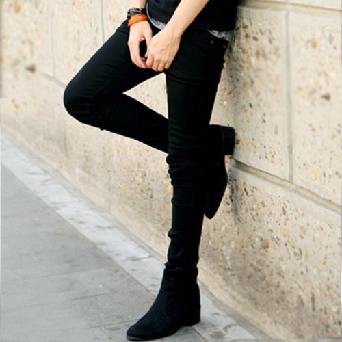 Jeans pour jeunesse super skinny en coton printemps - Ref 1464258