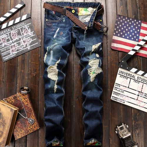 Jeans pour jeunesse coupe droite été - Ref 1464270