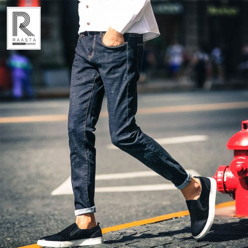 Jeans pour jeunesse pieds Slim RAASTA en coton automne - Ref 1464274