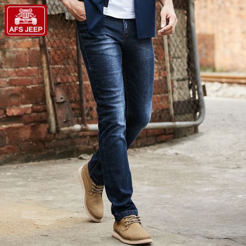 Jeans pour jeunesse droite AFS JEEP coton automne - Ref 1464324