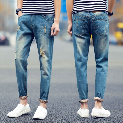 Jeans pour jeunesse Sarouel en coton automne - Ref 1464326