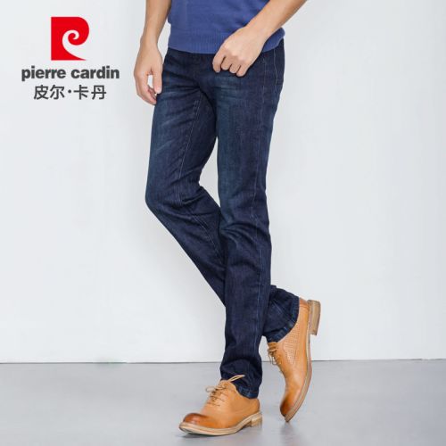 Jeans pour jeunesse coupe droite PIERRE CARDIN en coton automne - Ref 1464393