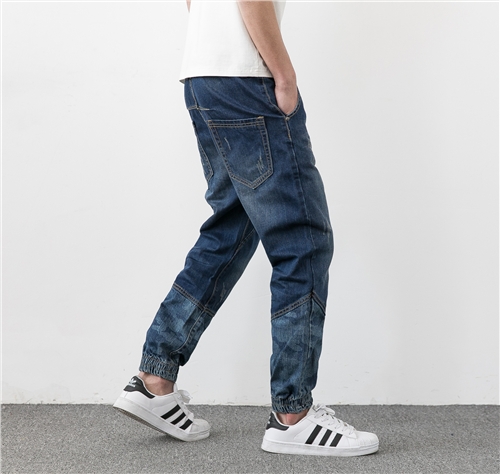 Jeans pour adolescent pieds Slim en coton Quatre saisons - Ref 1464394