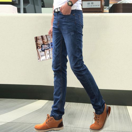 Jeans pour adolescent pieds Slim DOENU en CVC automne - Ref 1464417