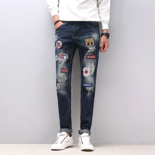 Jeans pour adolescent Sarouel en coton automne - Ref 1464433