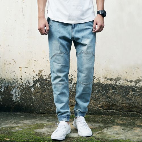 Jeans pour jeunesse Sarouel MOCHACATTLE en coton automne - Ref 1464441